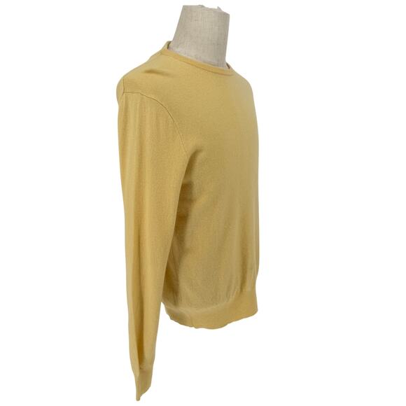 Vintage Polo Ralph Lauren Pullover Wool Sweater Butter Yellow Men's - Picture 3 of 12